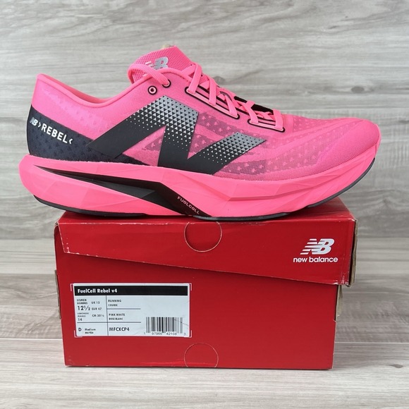 New Balance FuelCell Rebel v4 Ultra Pink Mens Size 12.5 MFCXCP4